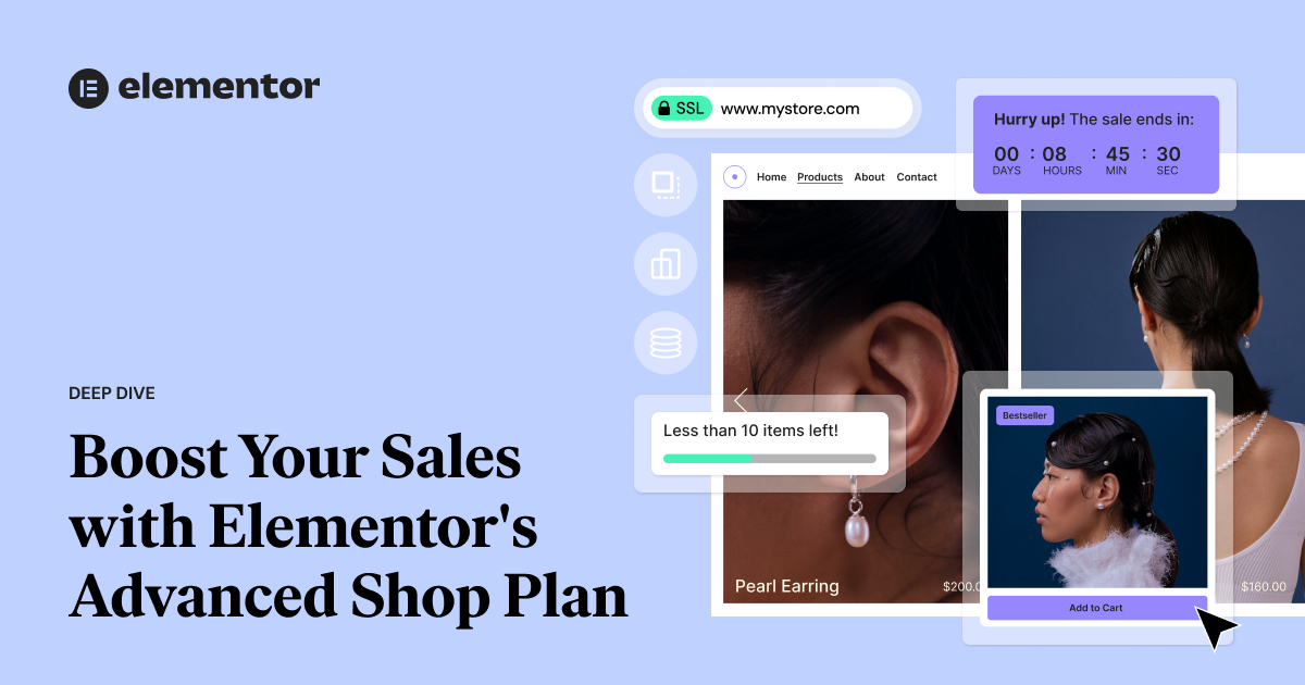 Turn More Visitors Into Paying Customers With Elementor’s Advanced Shop Plan | Elementor