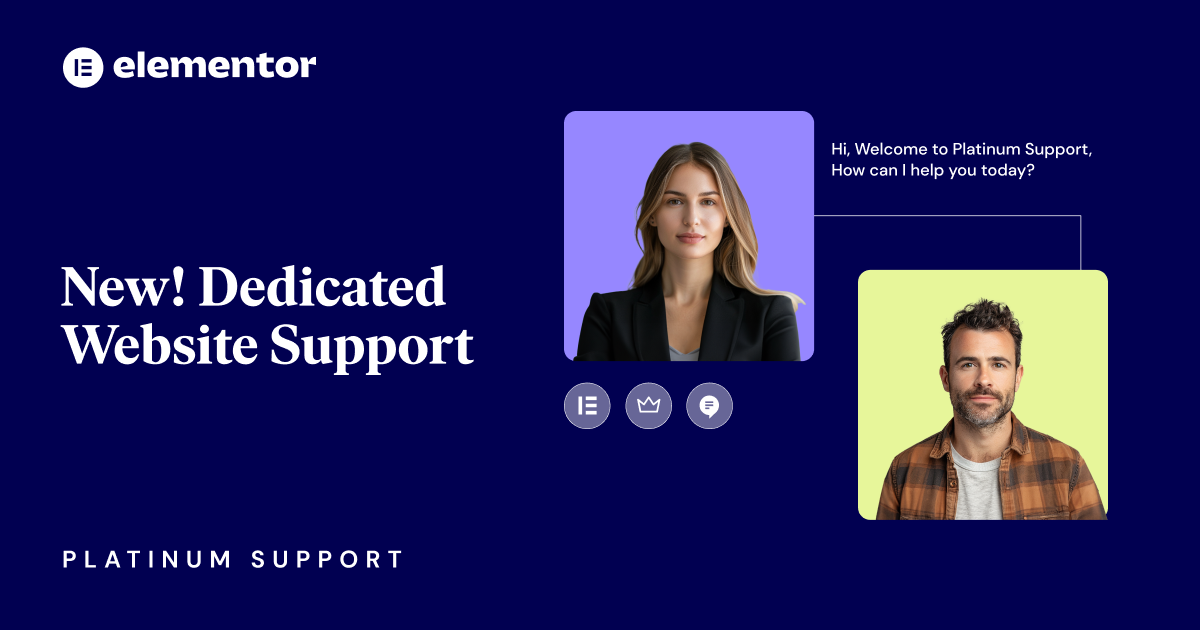 Introducing Platinum Support: Your Ultimate Solution For Dedicated Website Support | Elementor