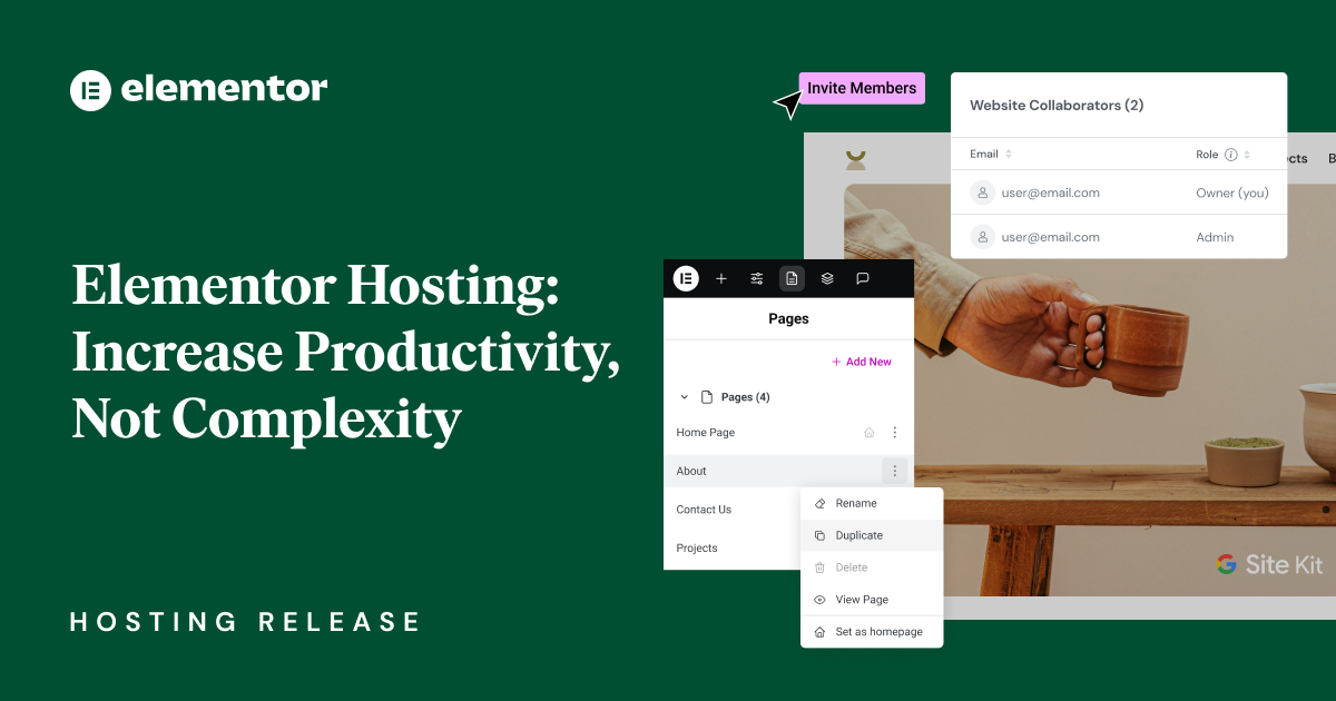 Elementor Hosting: Increase Productivity, Not Complexity | Elementor