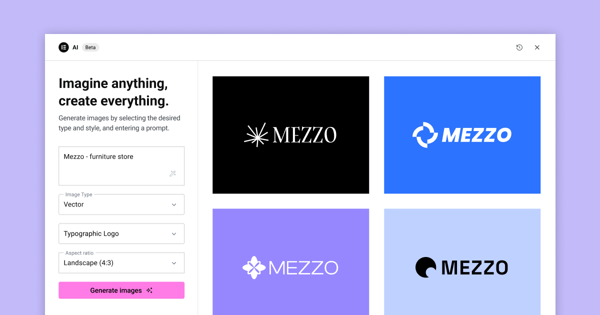 Ai Release 0.12 Ai Logo Generator Editable Sections, Ai Logos, Cleaner Product Images: April’s Big Updates 1