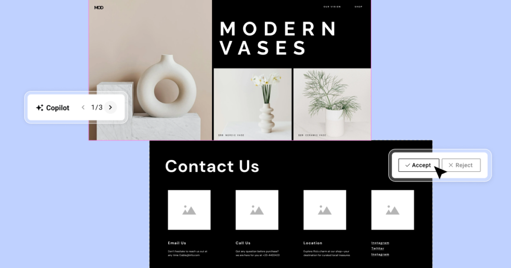 Ai Release 0.5 Copilot Inherits Sites Styling Transform Your Designs: Copilot’s Global Styling, Generative Fill, Expand Image, And Wordpress Enhancements! 1
