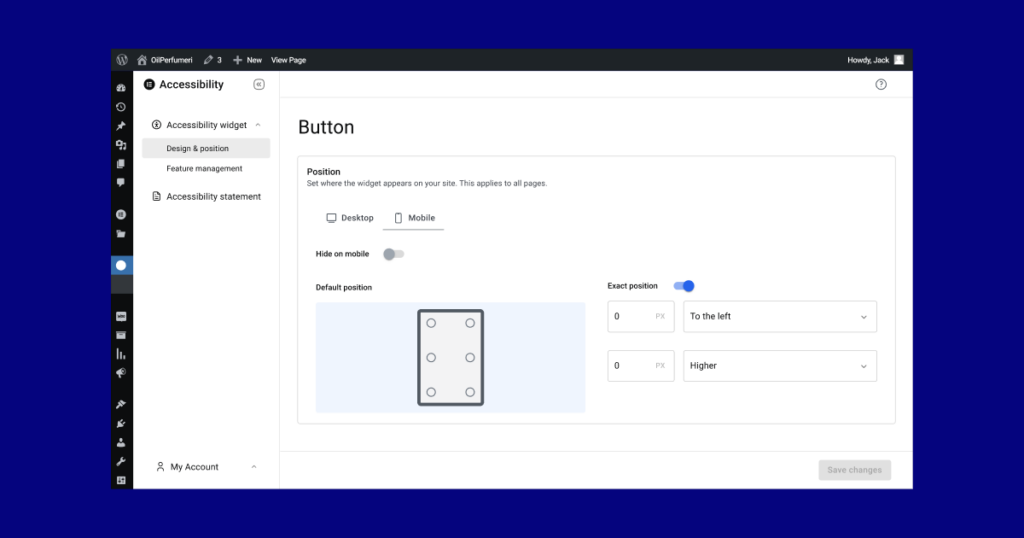 Image Of The Desktop And Mobile Options 2 Introducing Ally, The New Web Accessibility Plugin By Elementor 3