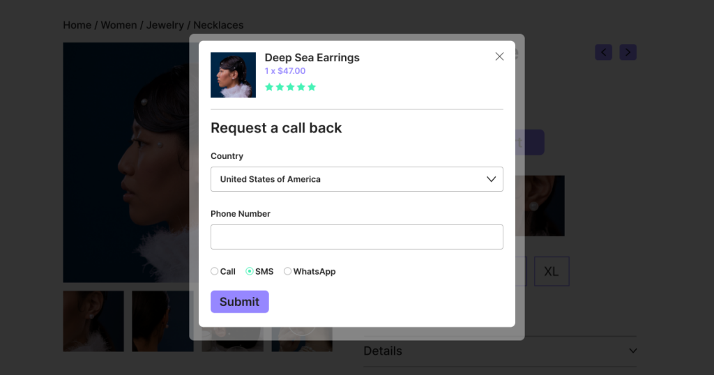 Request To Call Back Turn More Visitors Into Paying Customers With Elementor’s Advanced Shop Plan 4