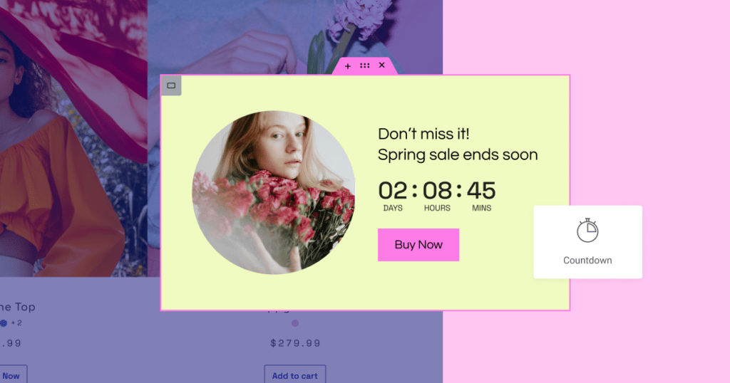 Spring Sale Countdown Timers Elementor Io Optimized Get Your Store Ready For Spring Sales 1