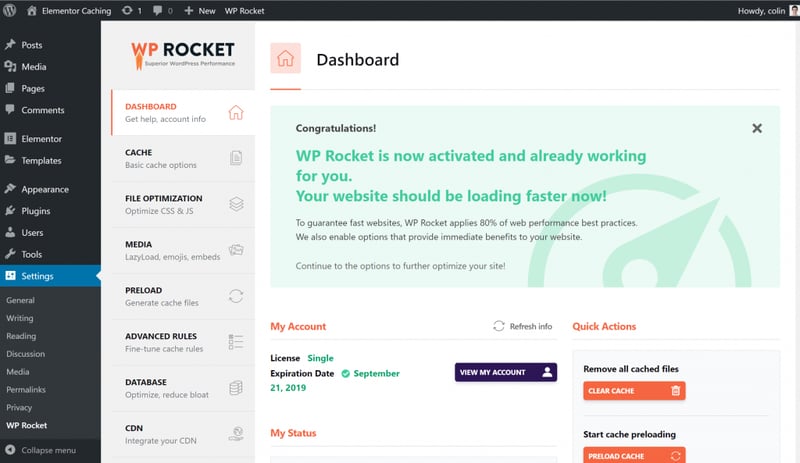 Wp Rocket 1 2025 - Elementorhub.com