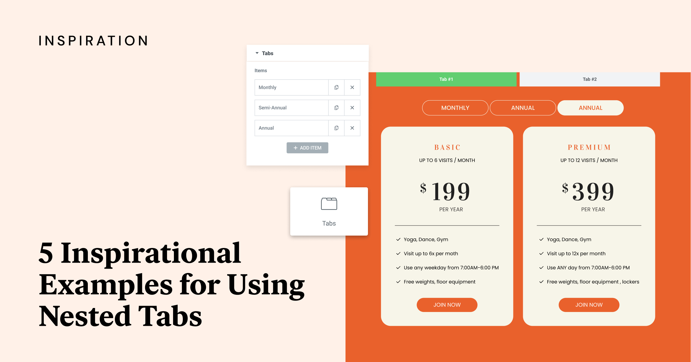 5 Inspirational Examples For Using Nested Tabs