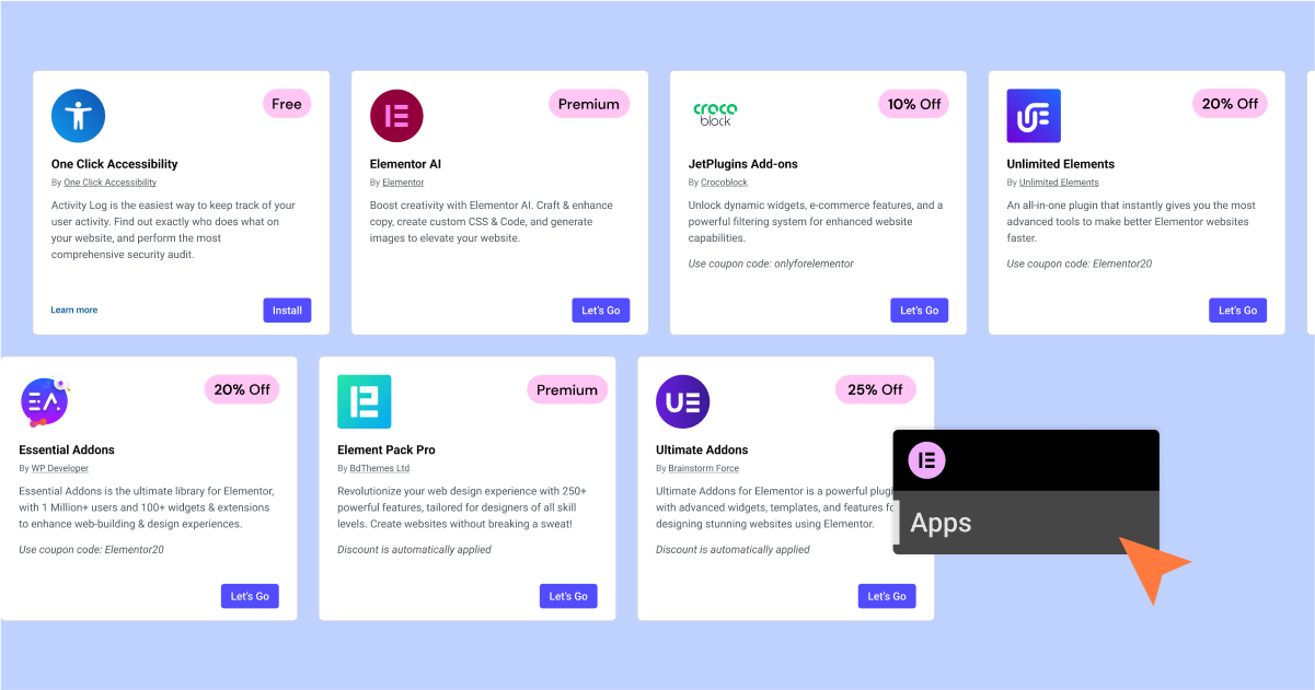 Apps 2025 - Elementorhub.com