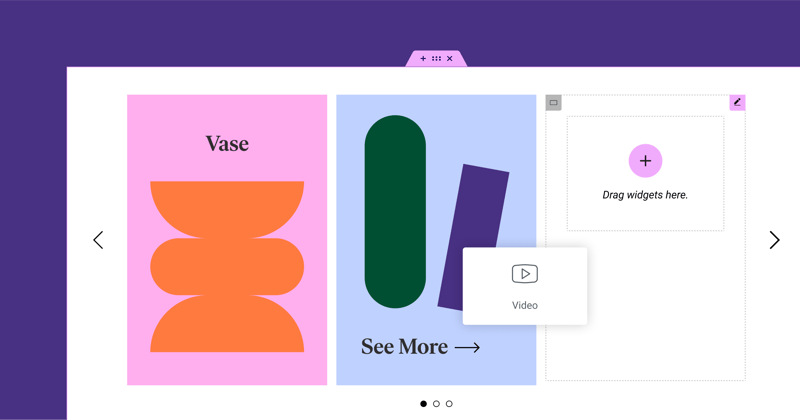 Nested Carousel Widget