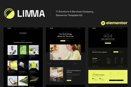 Limma – It Solutions & Services Company Elementor Template Kit