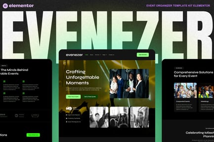 Evenizer – Event Organizer Elementor Template Kit