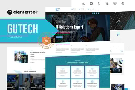 Gutech – It Solutions Elementor Template Kit