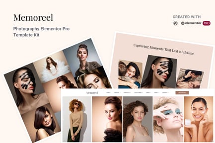 Memoreel – Photography Elementor Pro Template Kit