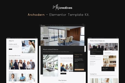 Archodern – Interior & Architecture Elementor Template Kit