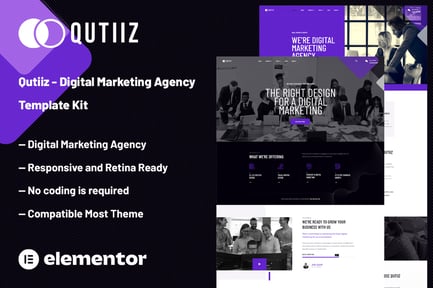 Qutiiz – Digital Marketing Agency Template Kit