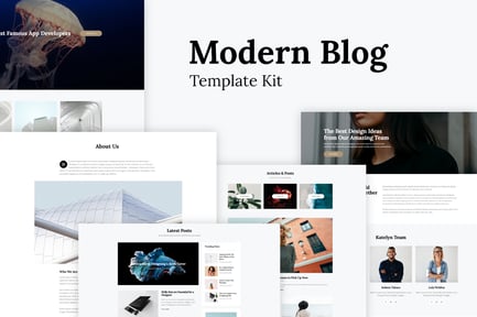 Katelyn – Modern Blog Template Kit