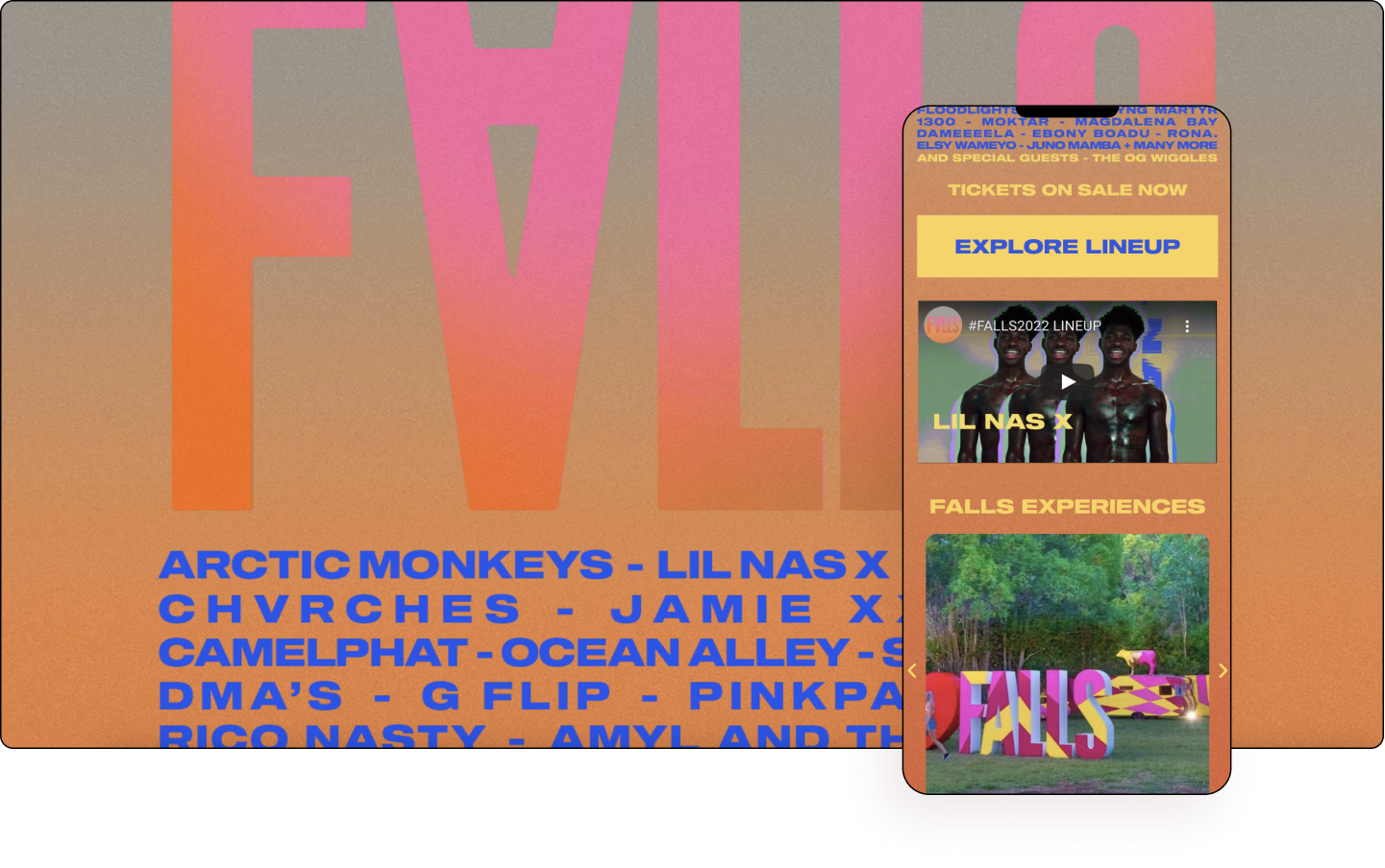 fallsfestival.com 2025 - ElementorHub.com