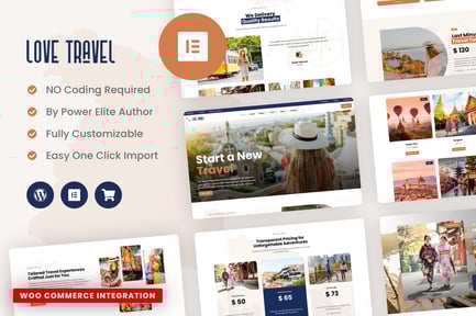 Traveltour – Travel & Booking Template Kit