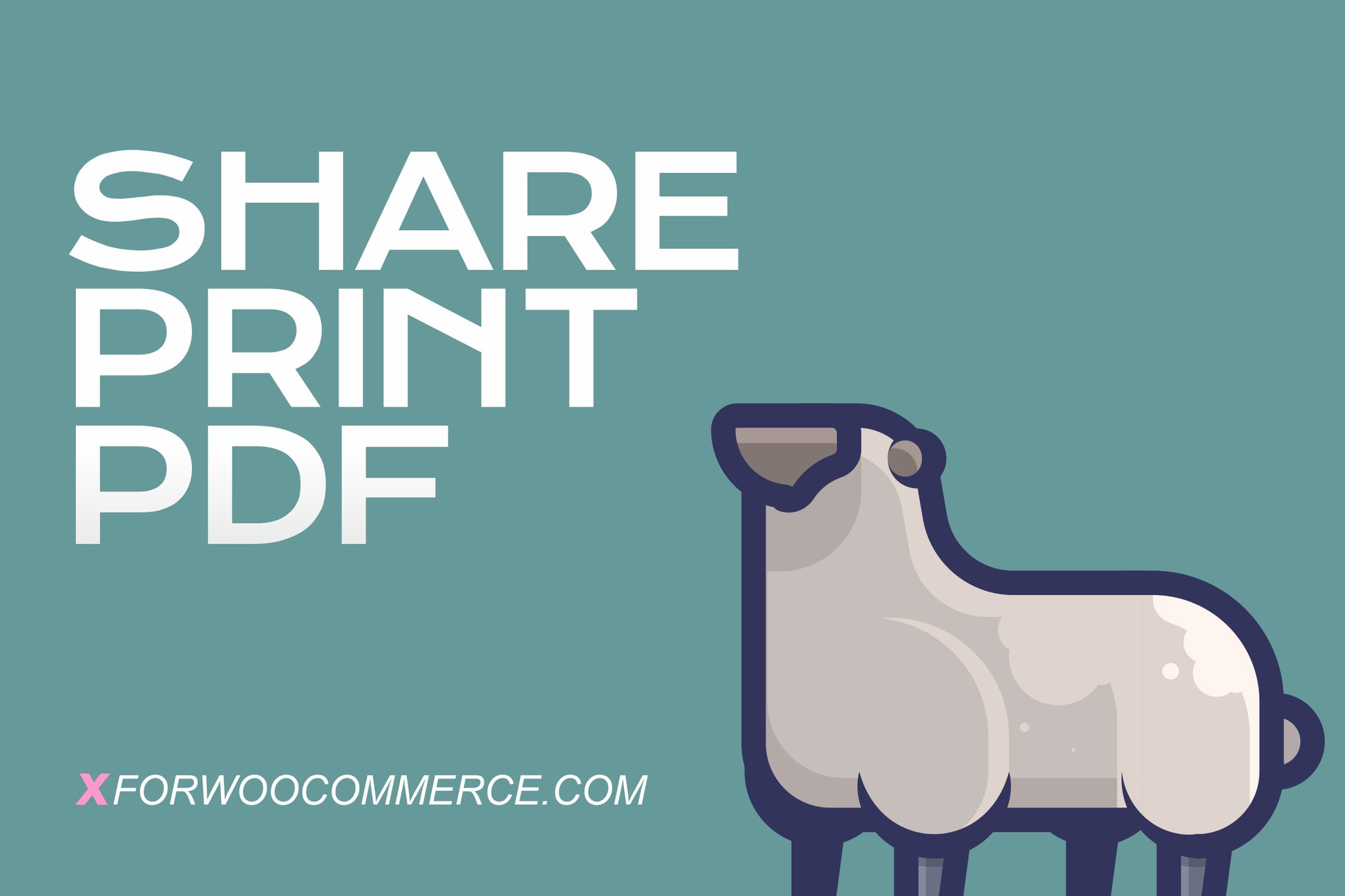 Share, Print And Pdf Products For Woocommerce