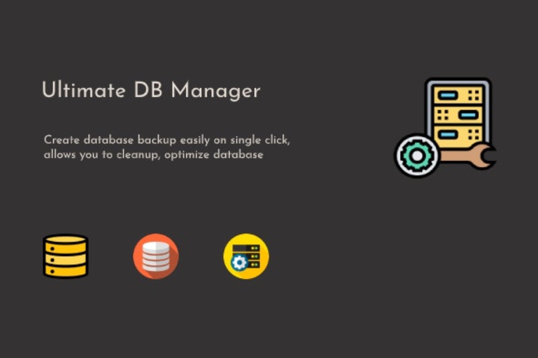 Ultimate Db Manager – Wp Database Backup, Optimize
