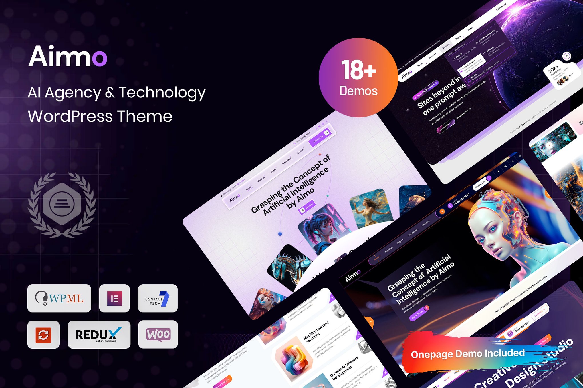 Aimo – Ai Agency & Technology Wordpress Theme