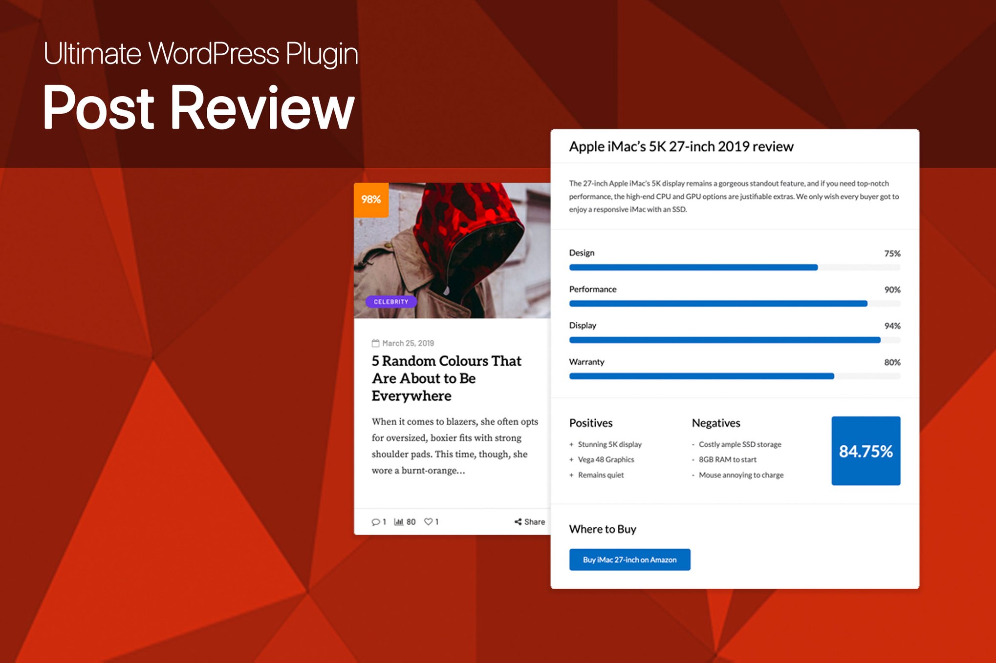Ultimate Post Review – Wordpress Rating/Reviews