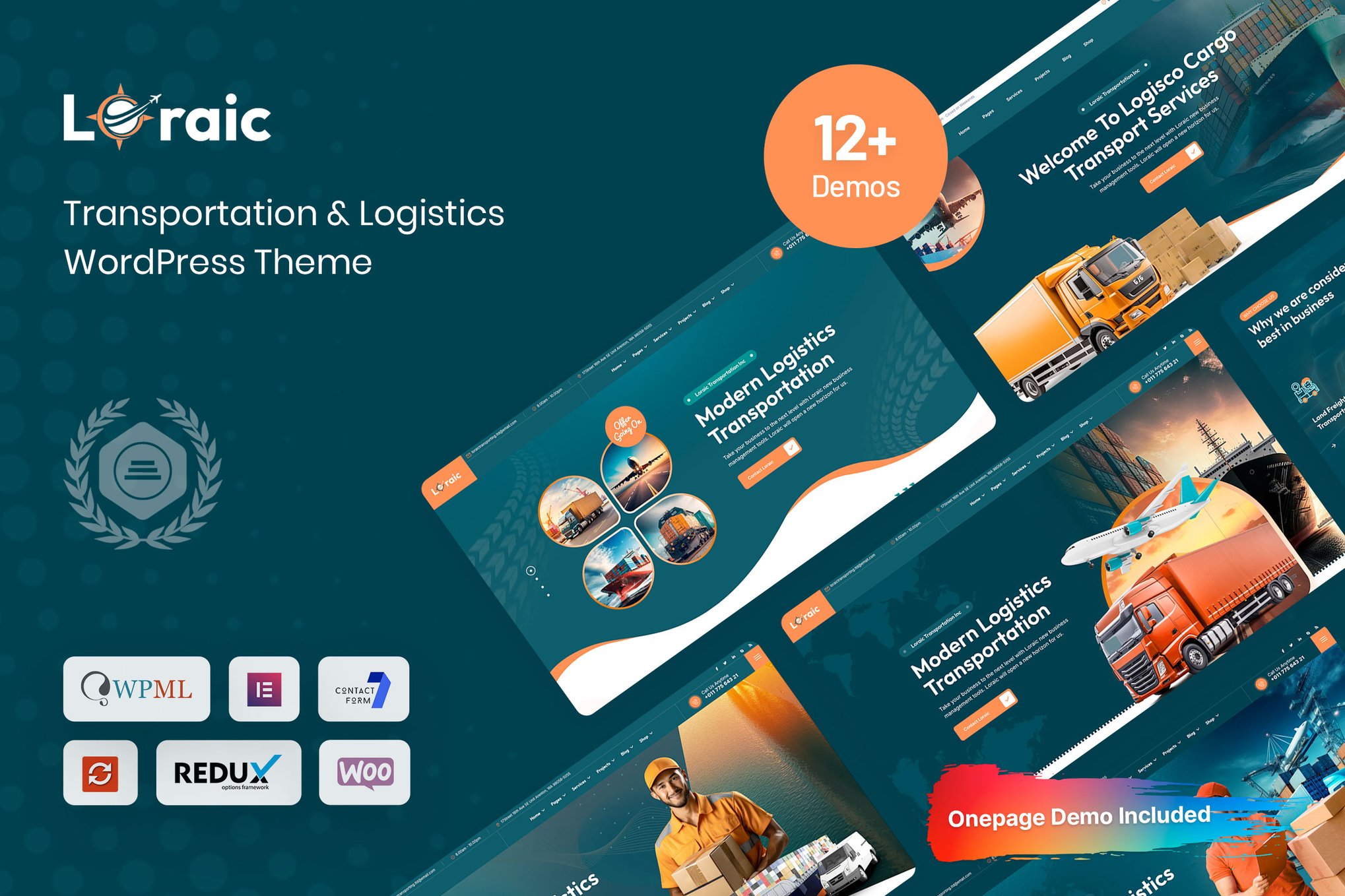 Loraic – Transportation & Logistics Theme