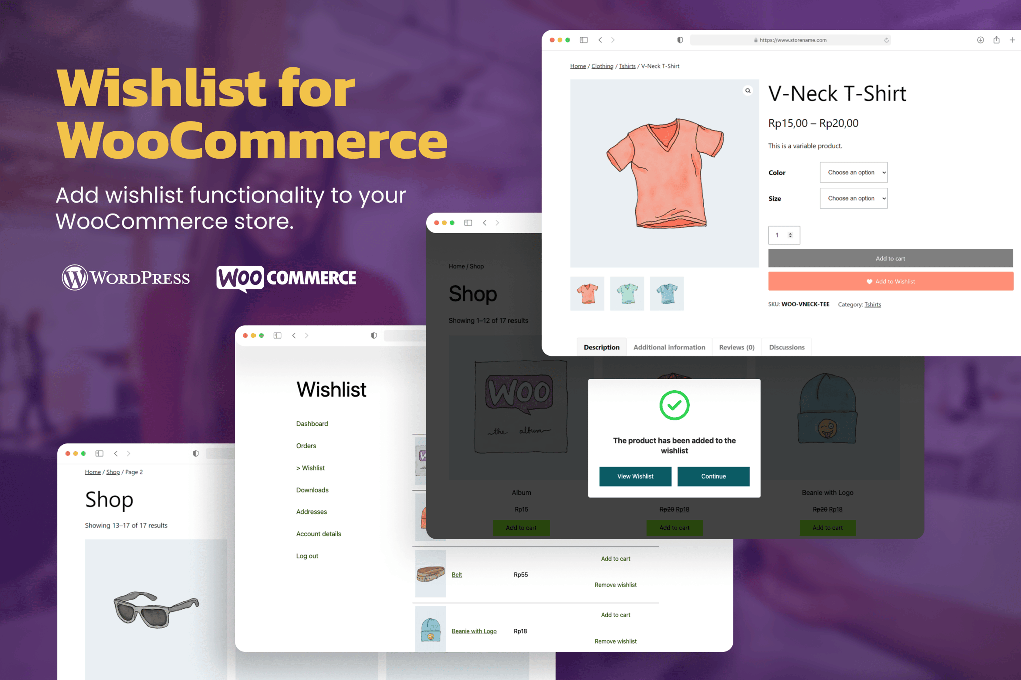 Wishlist Favorite Bookmark Plugin For Woocommerce