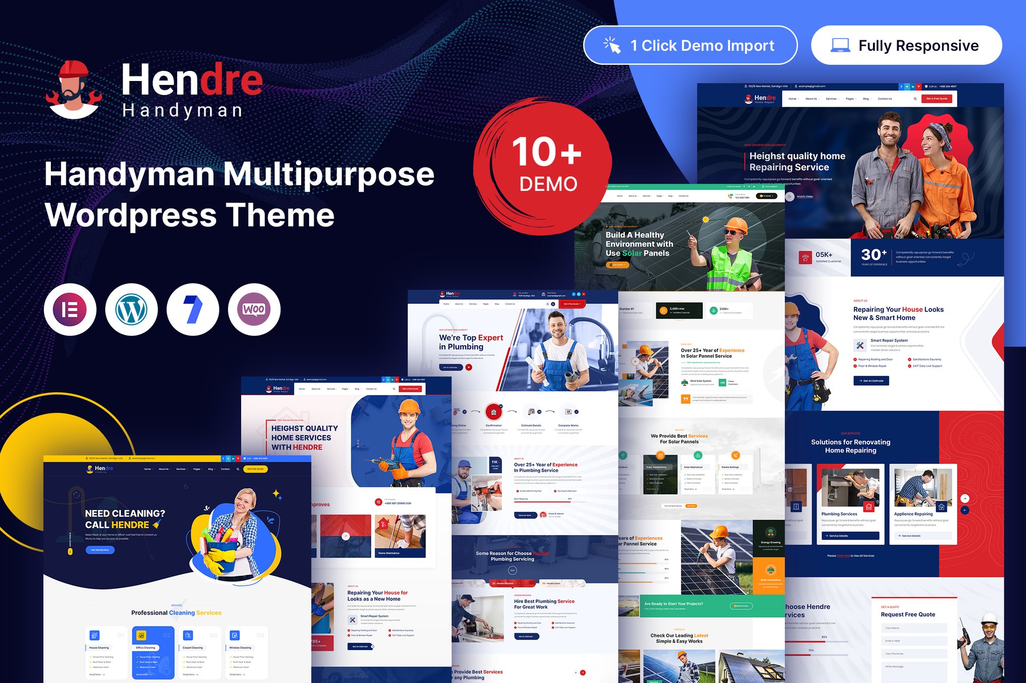 Repaire, Plumbing & Handyman Services Wp Theme