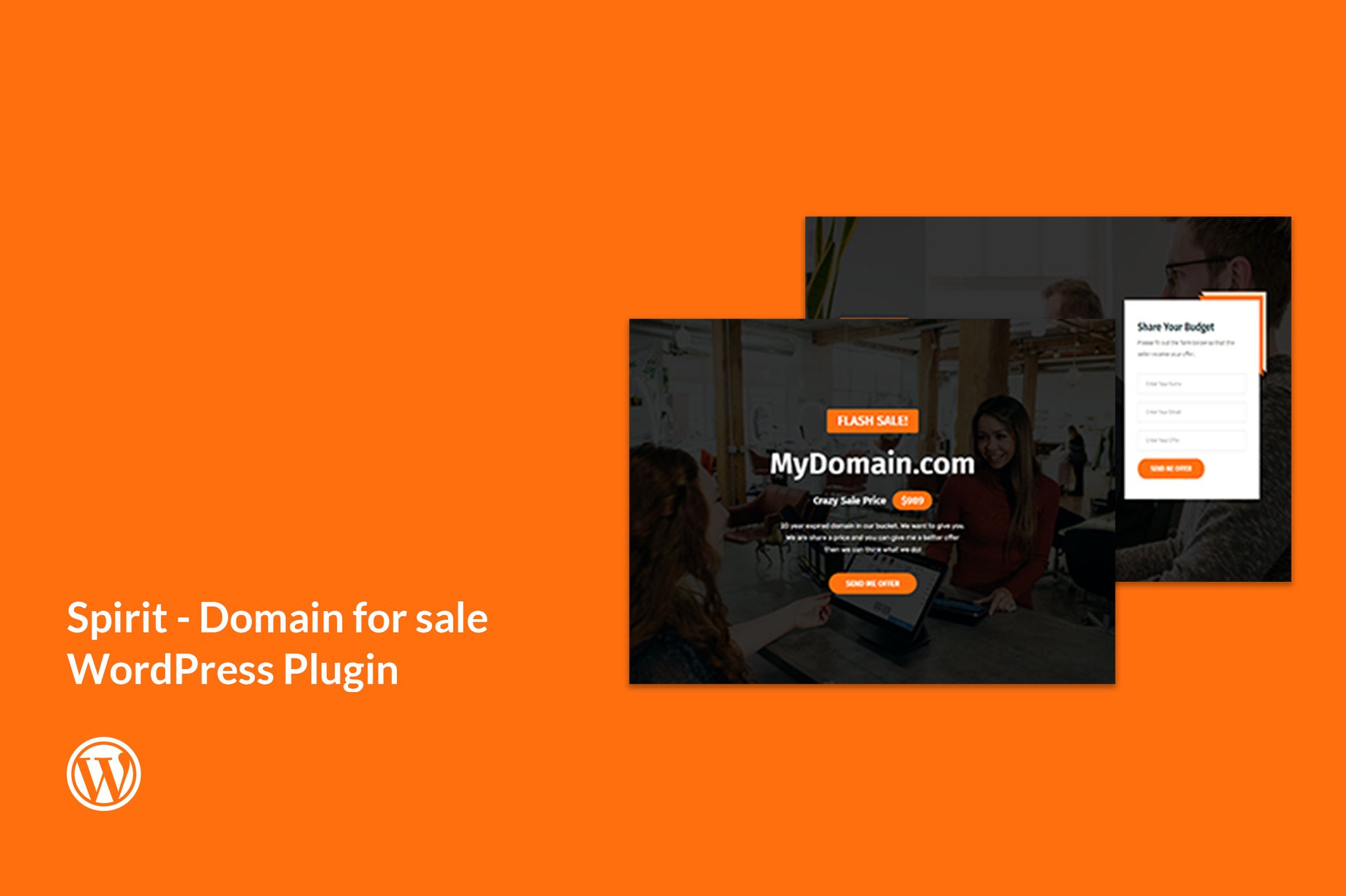 Spirit – Domain For Sale Wordpress Plugin