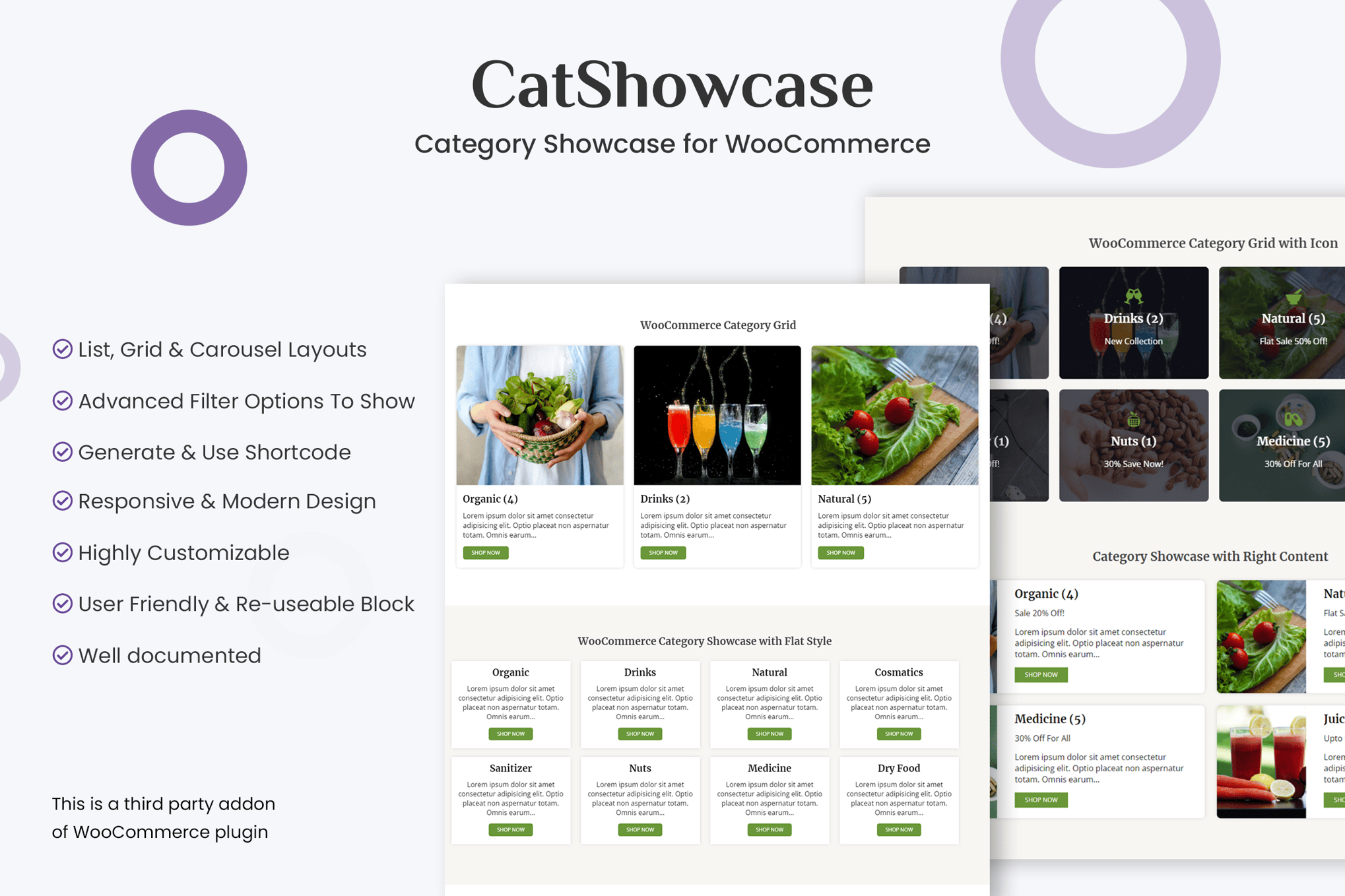 Catshowcase – Category Showcase For Woocommerce