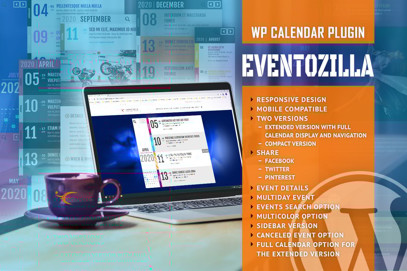 Eventozilla – Event Calendar Wordpress Plugin
