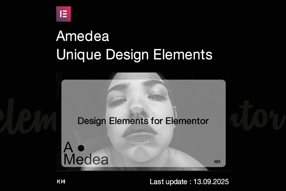 Amedea – Unique Design Elements For Elementor