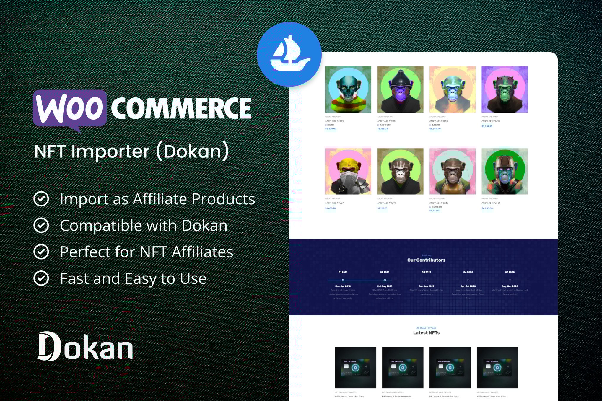 Woocommerce Nft Importer – Dokan (Addon)