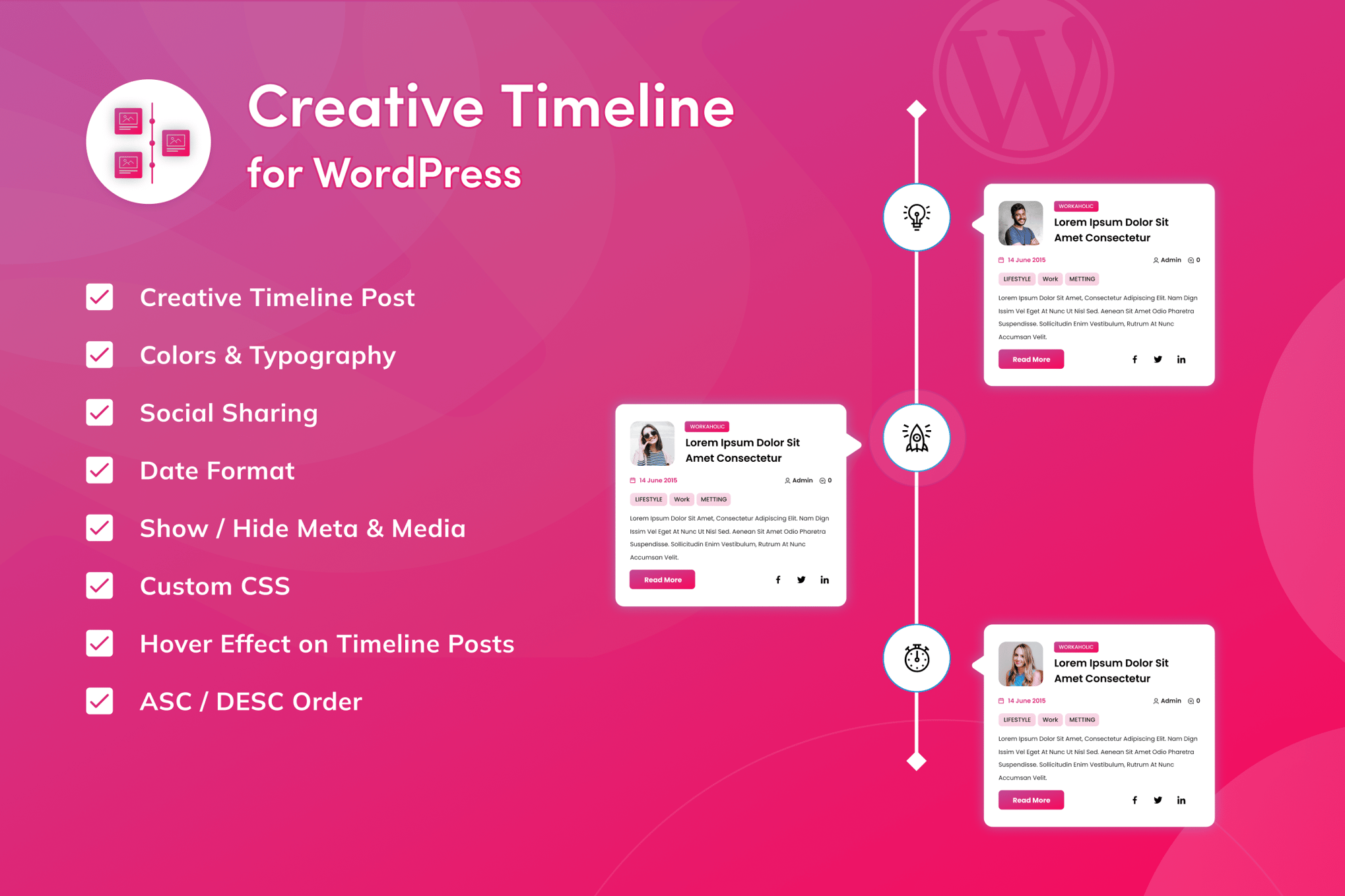 Creative Timeline For Wordpress