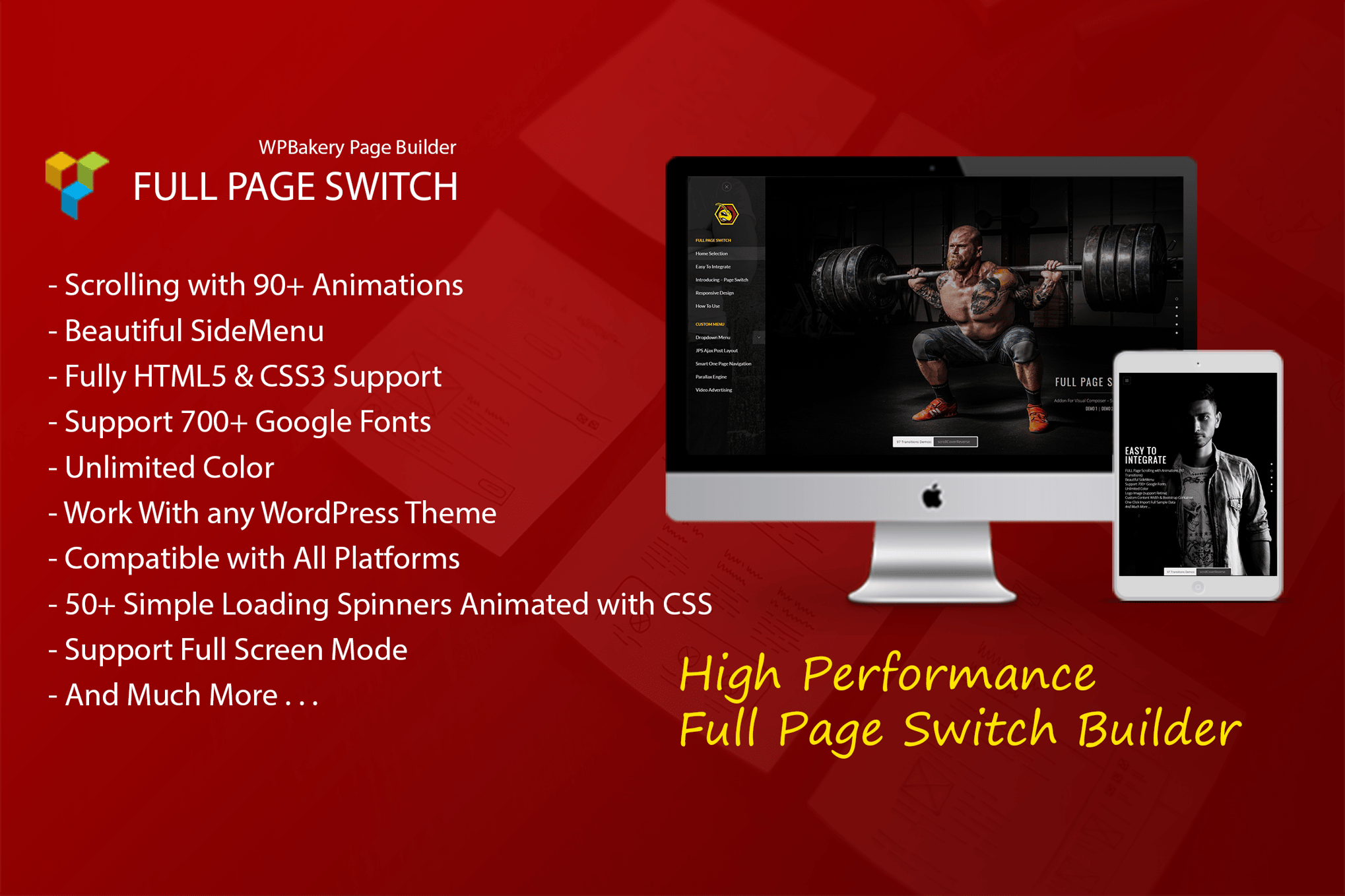 Full Page Switch – Addon For Wpbakery Page Builder