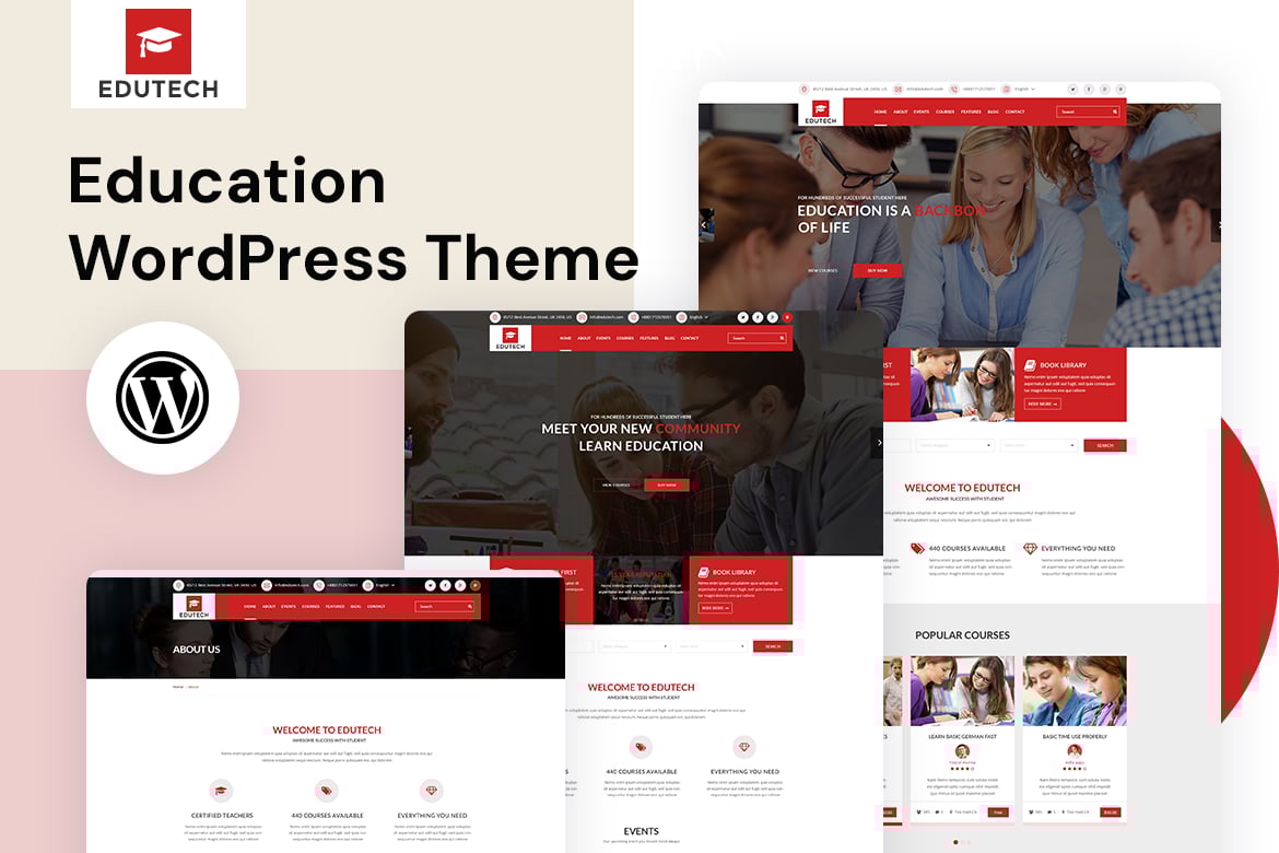 Edutech – Education Wordpress Theme
