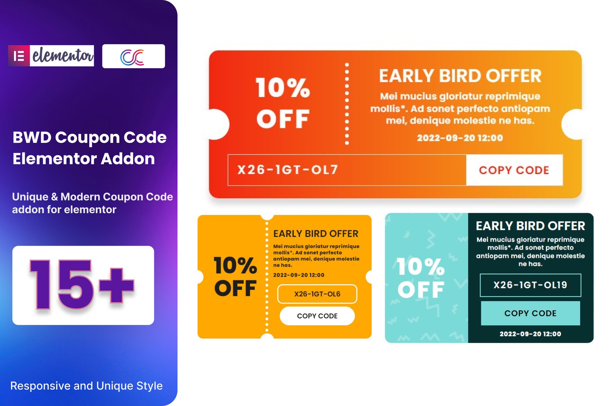 Coupon Code Wordpress Plugin For Elementor