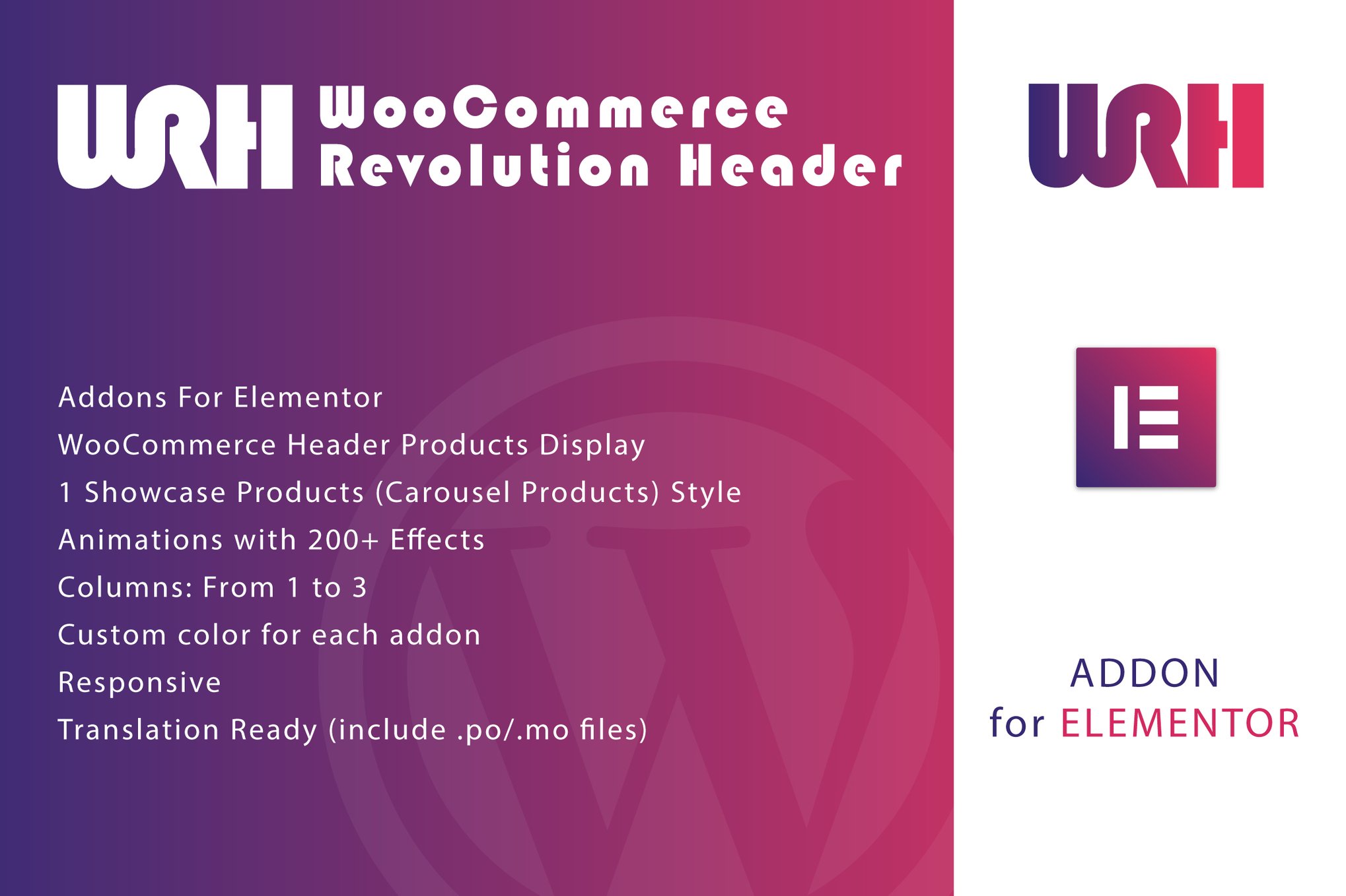 Woocommerce Revolution Header For Elementor