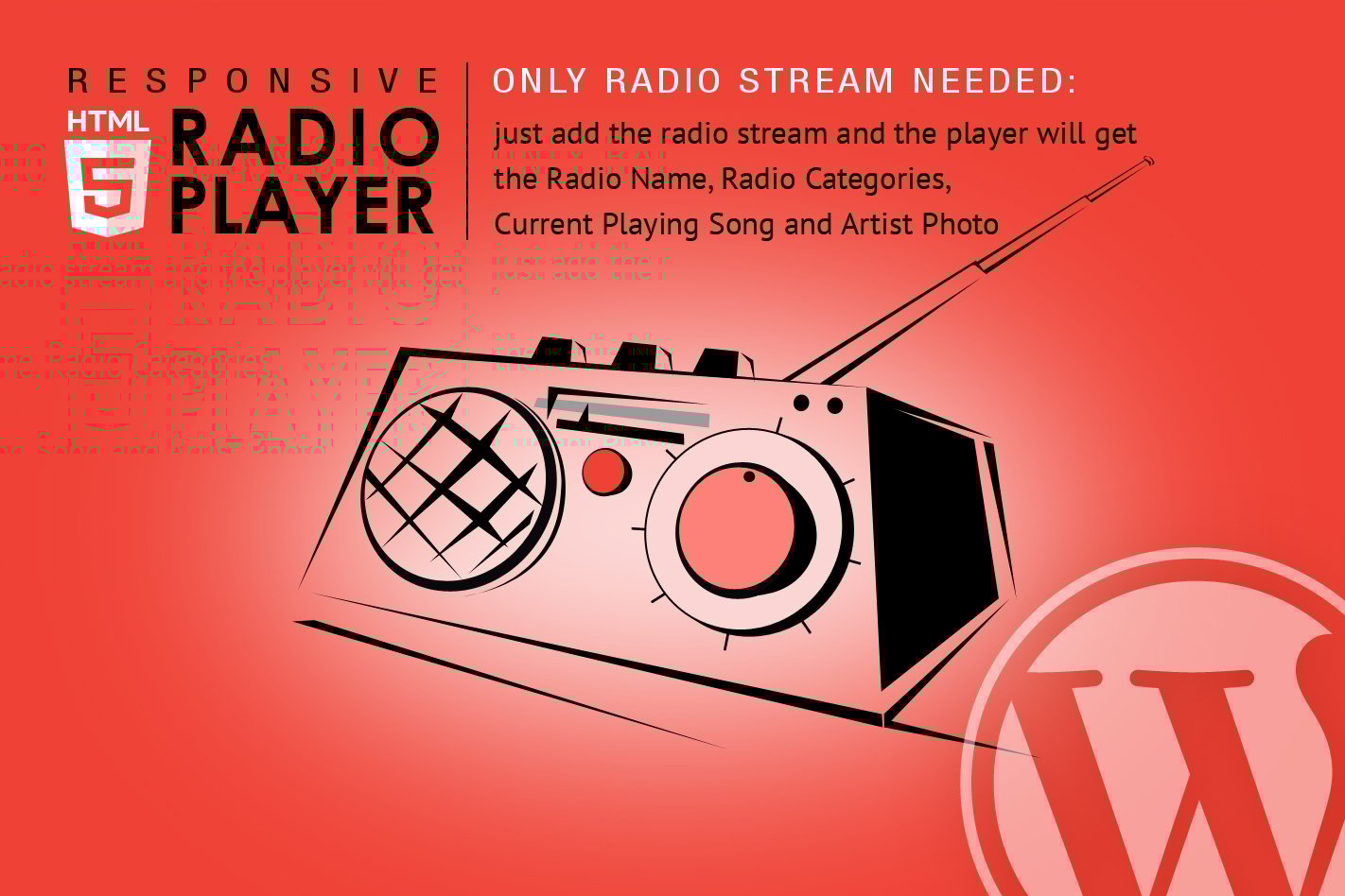 Radio Player Shoutcast & Icecast Wordpress Plugin