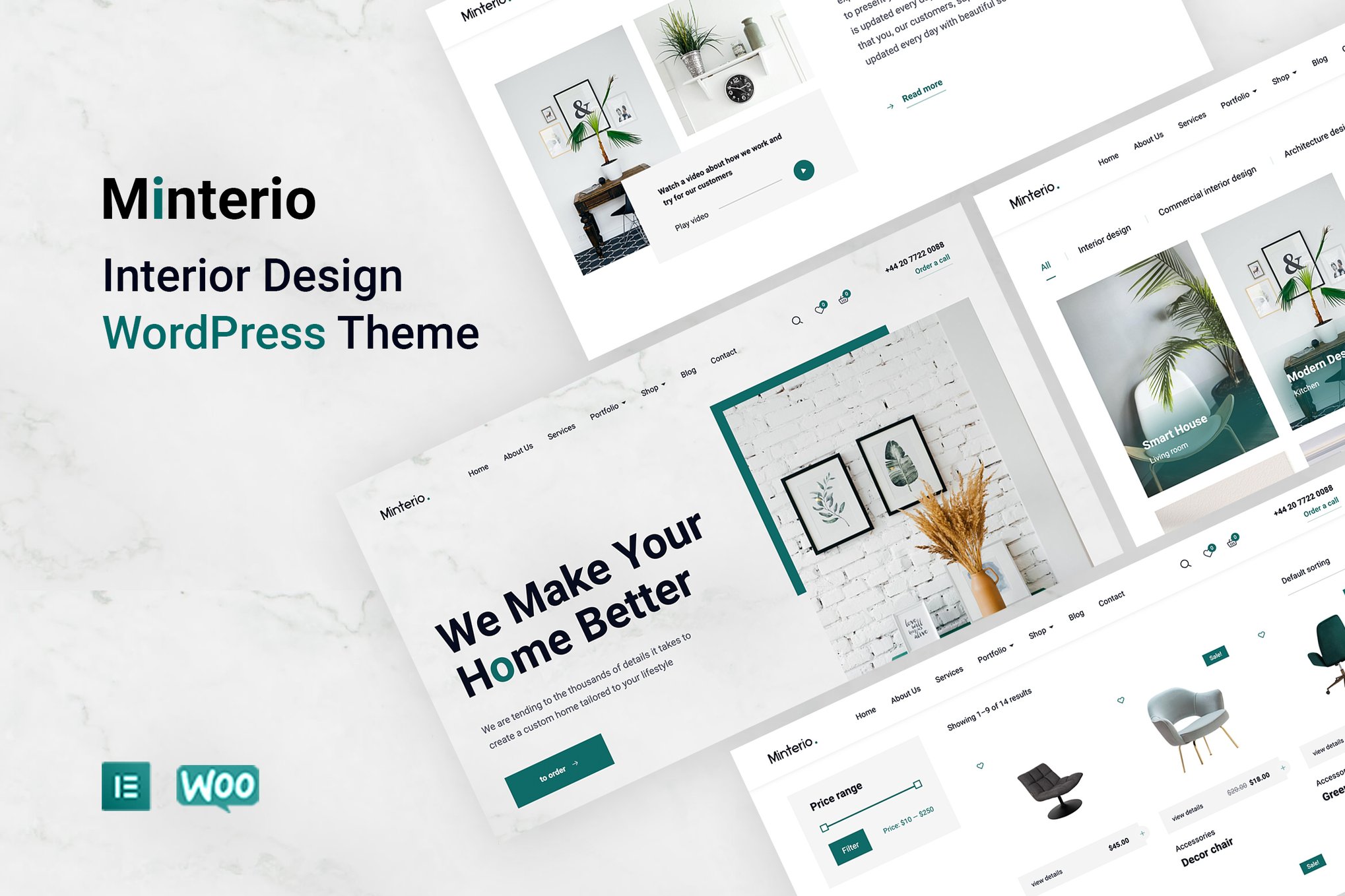 Minterio – Interior Design Wordpress Theme