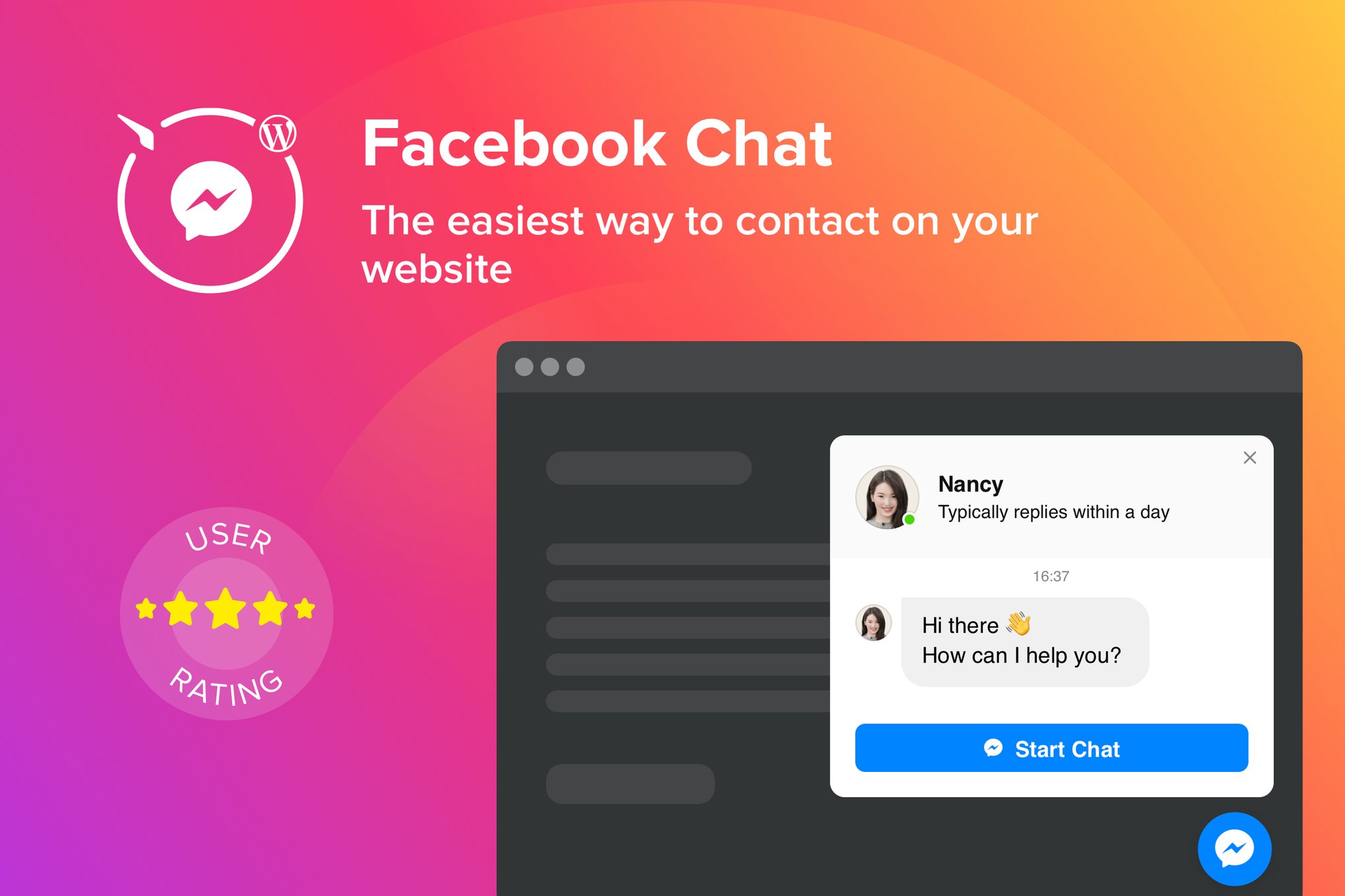 Wordpress Facebook Chat Plugin