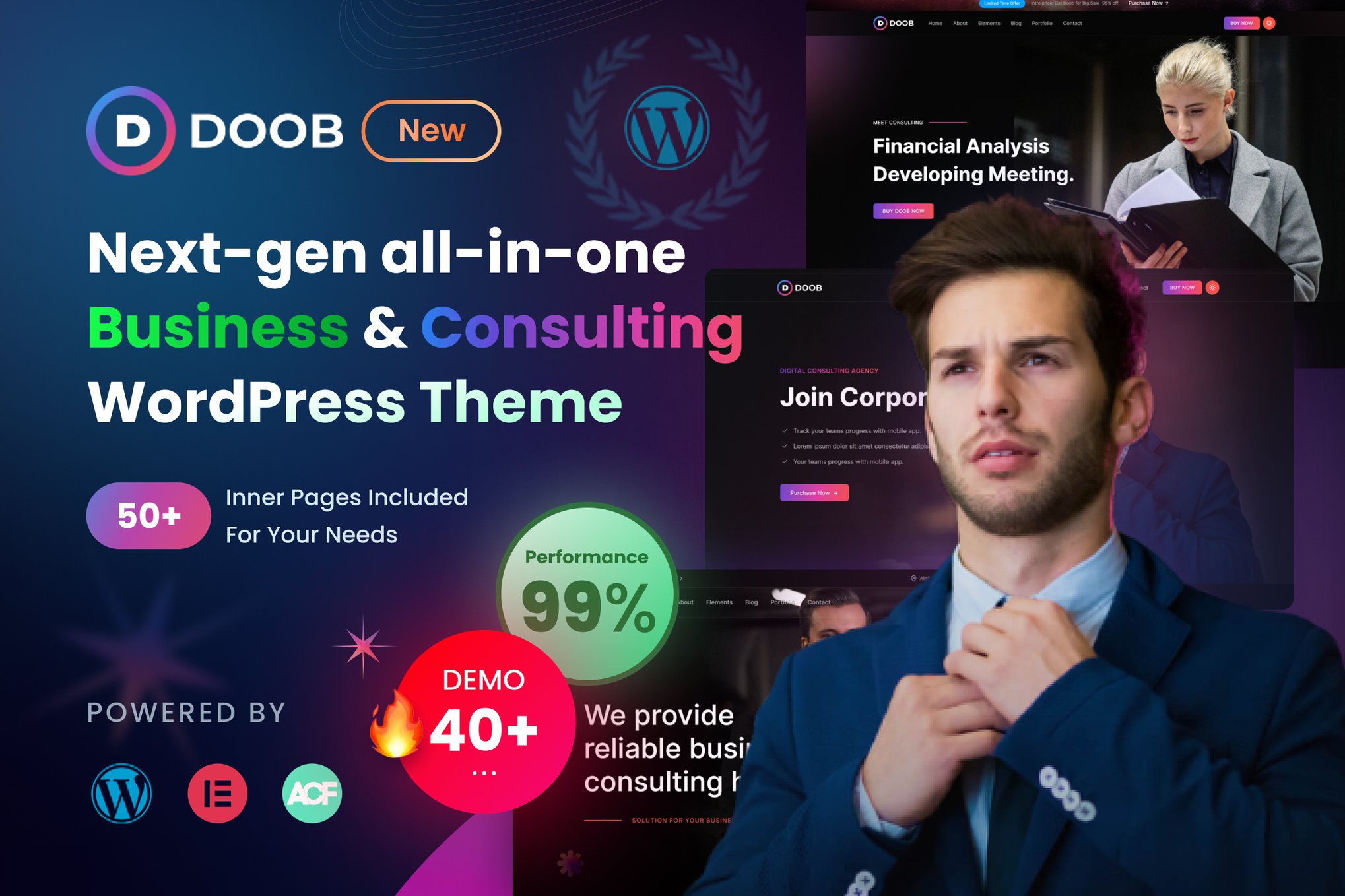 Business Consulting Wordpress Theme – Doob
