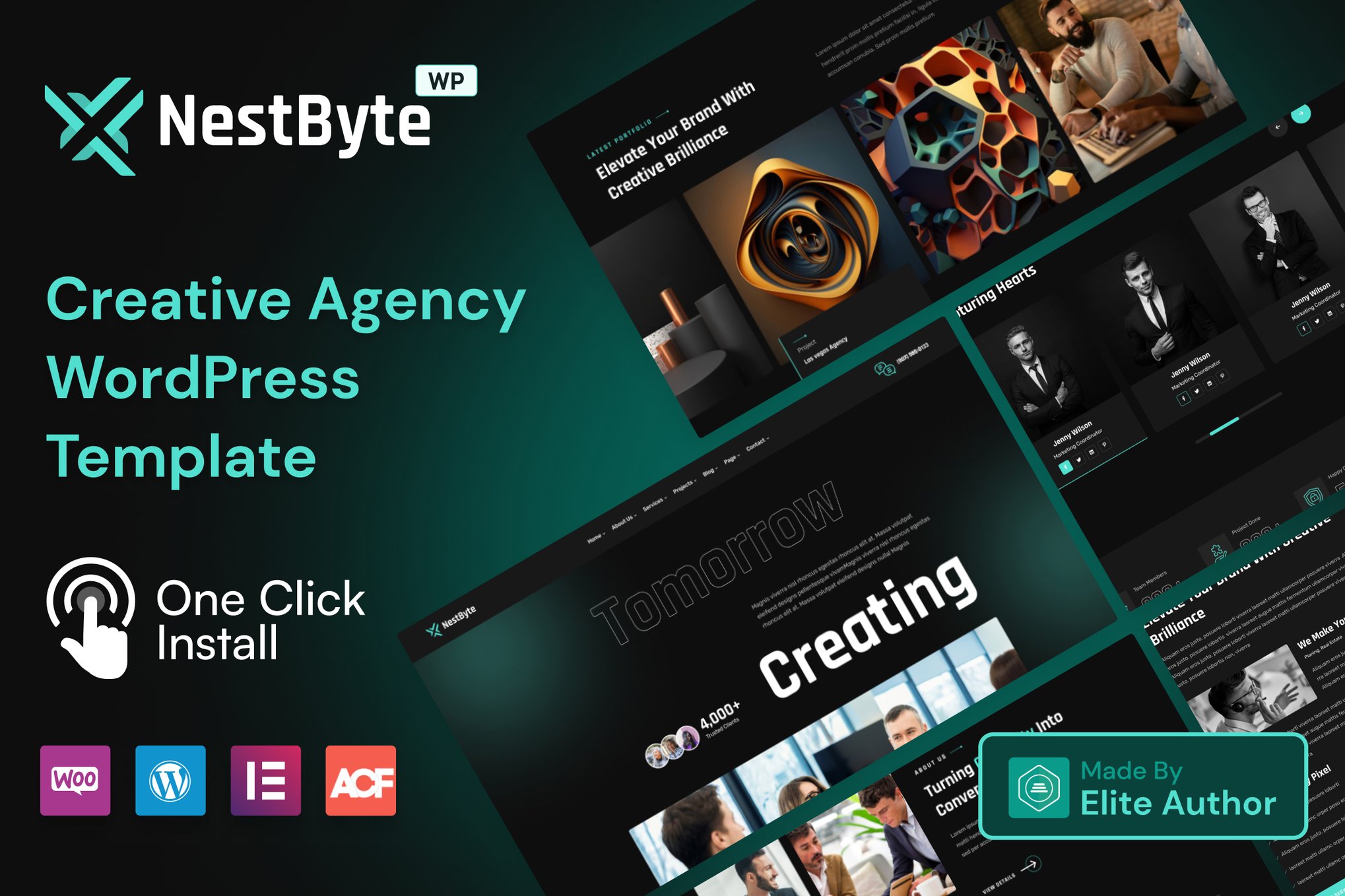 Nestbyte- Creative Agency And Startup Theme