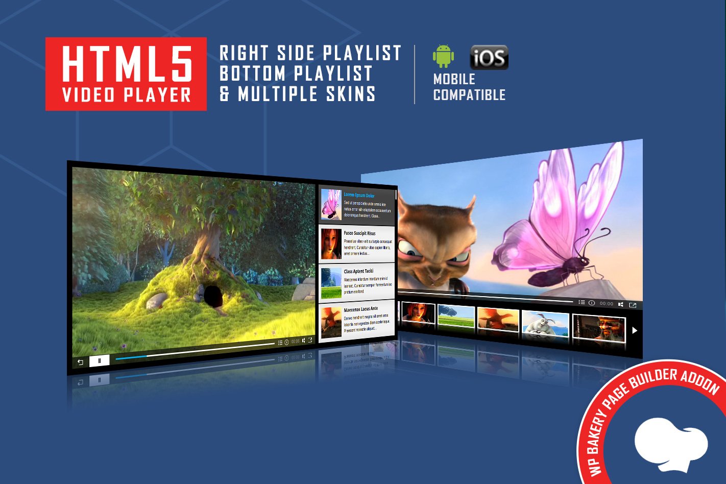 Wpbakery Addon – Html5 Video Player