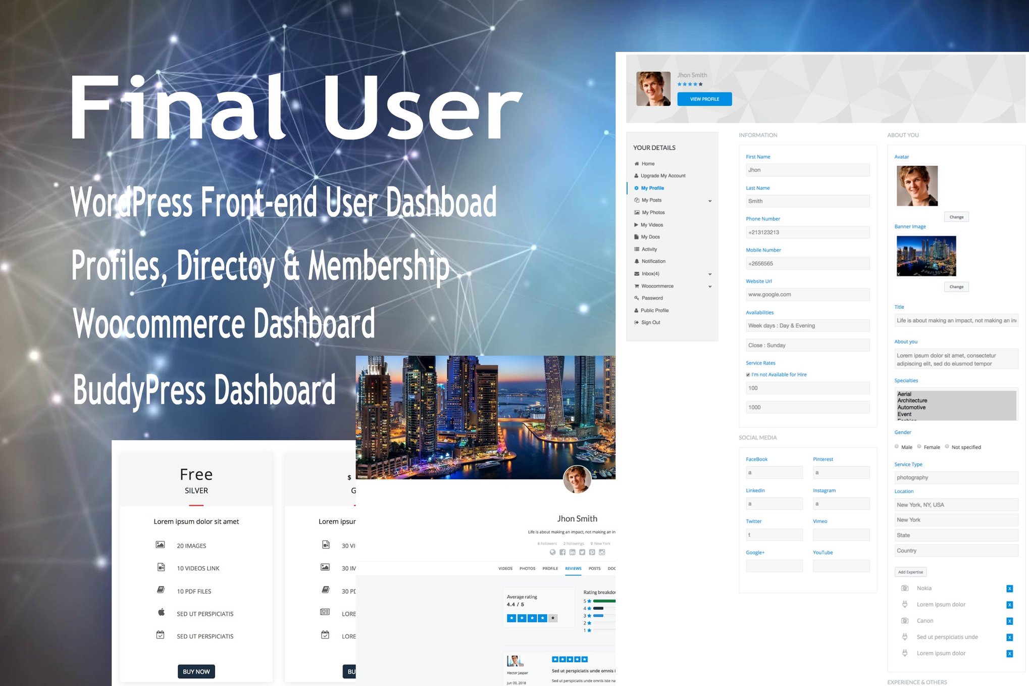 Final User – Wp Front-End User Profiles