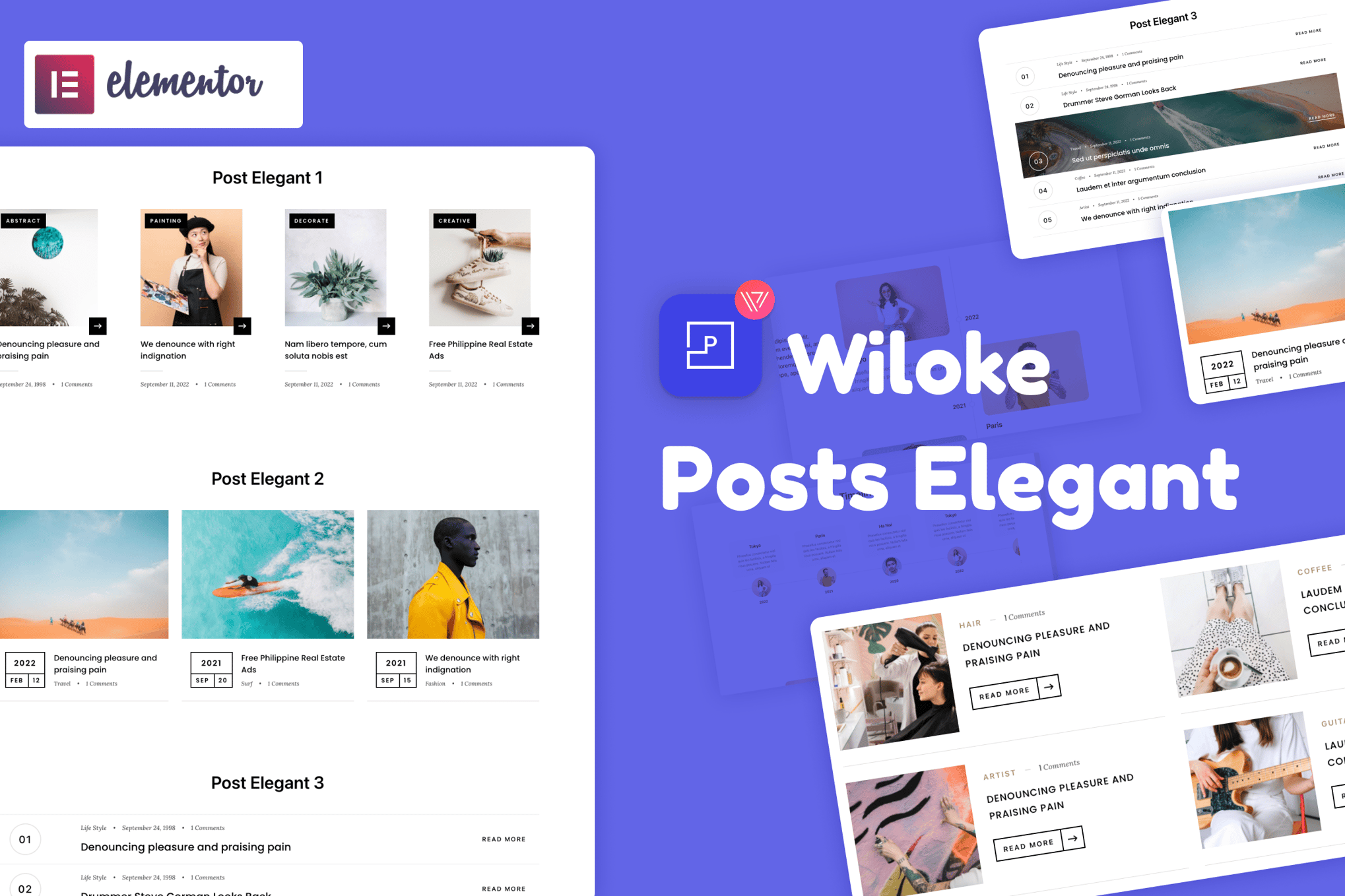 Wiloke Blog Post Elegant For Elementor
