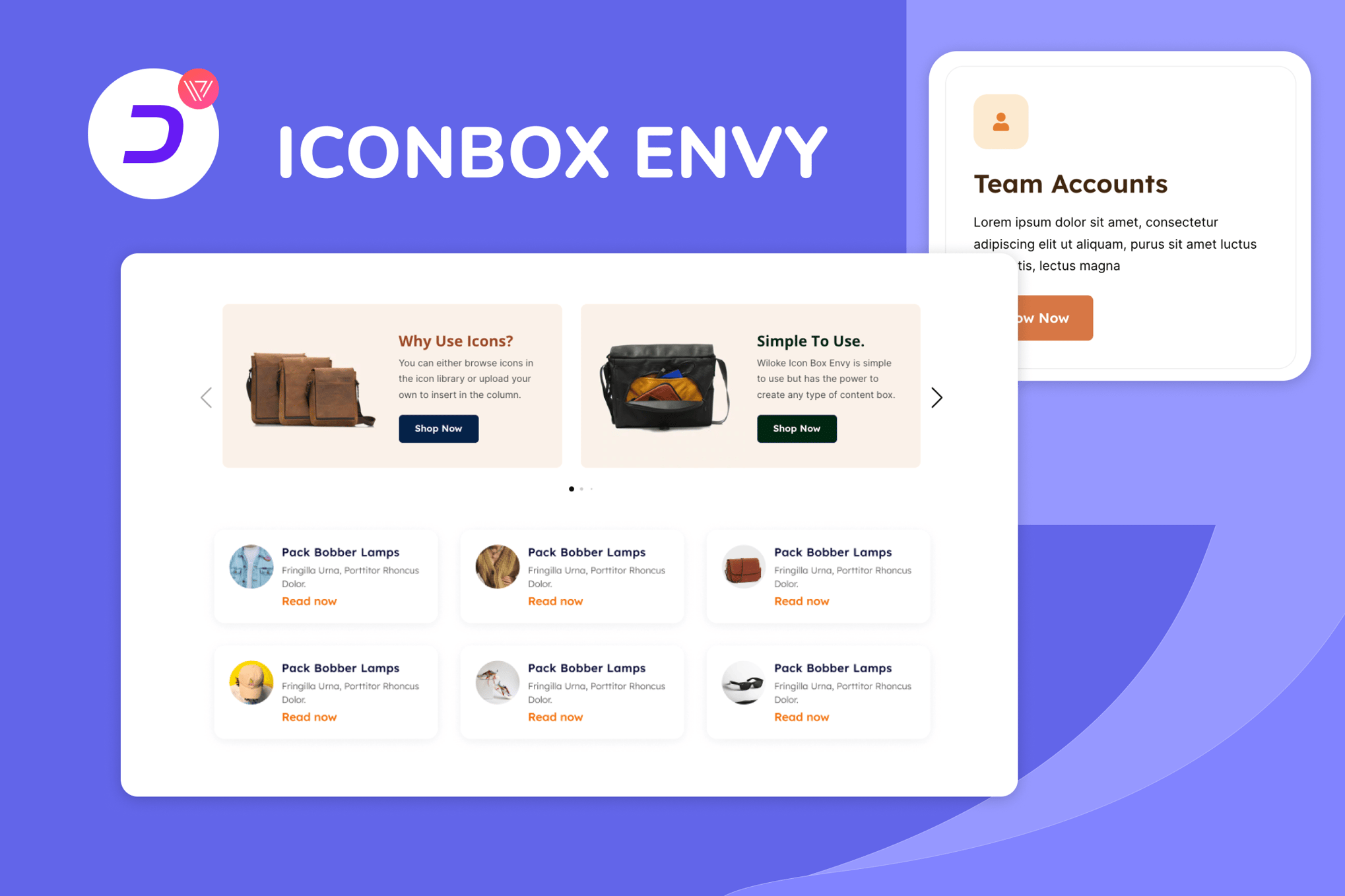 Wiloke Icon Box Envy For Elementor