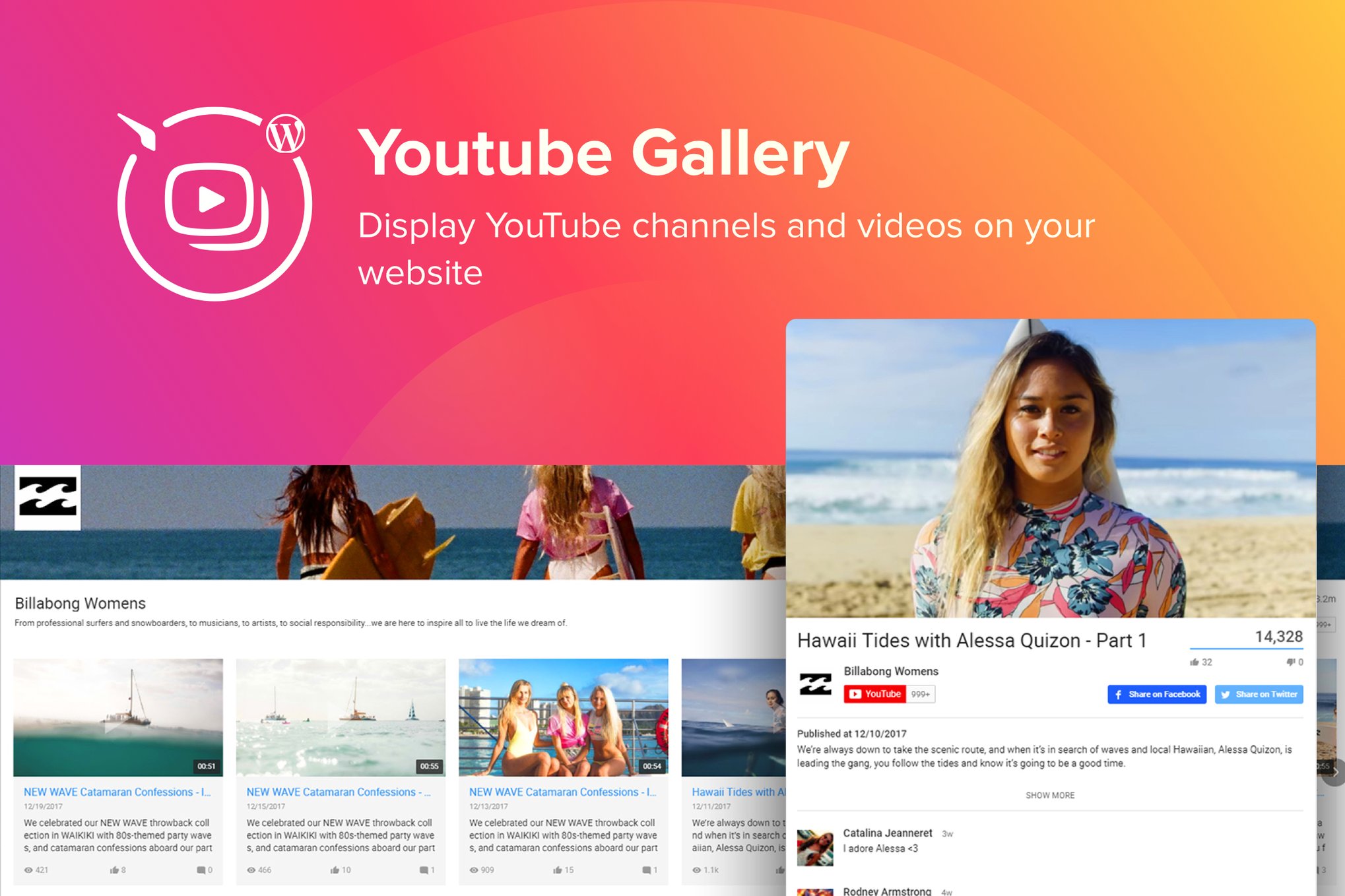 Wordpress Youtube Gallery Plugin