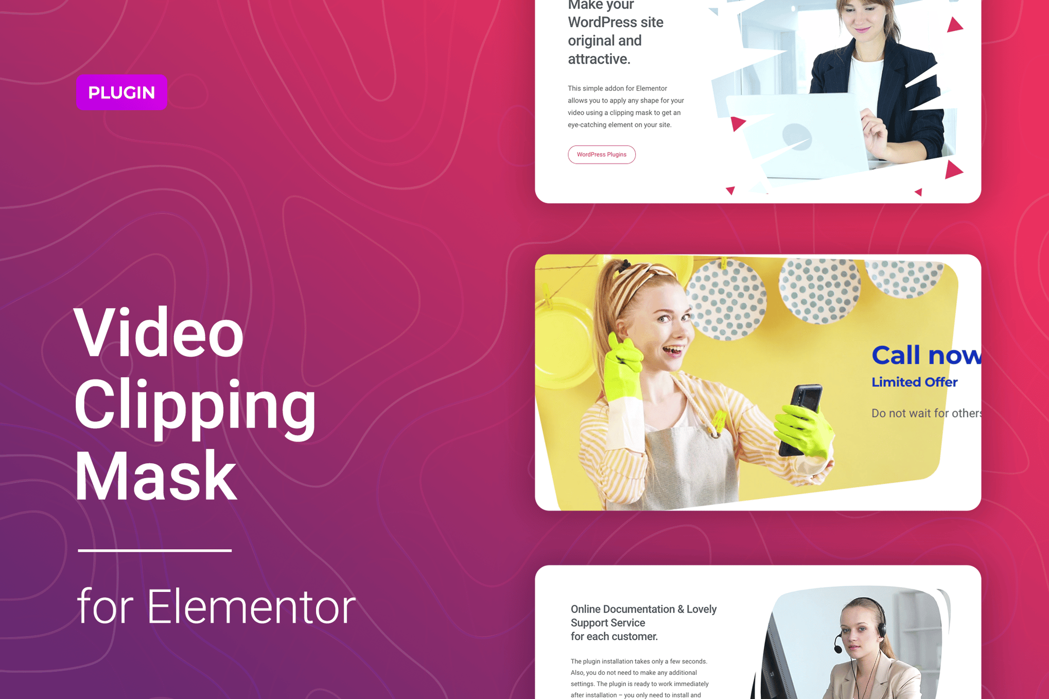 Video Clipping Mask For Elementor