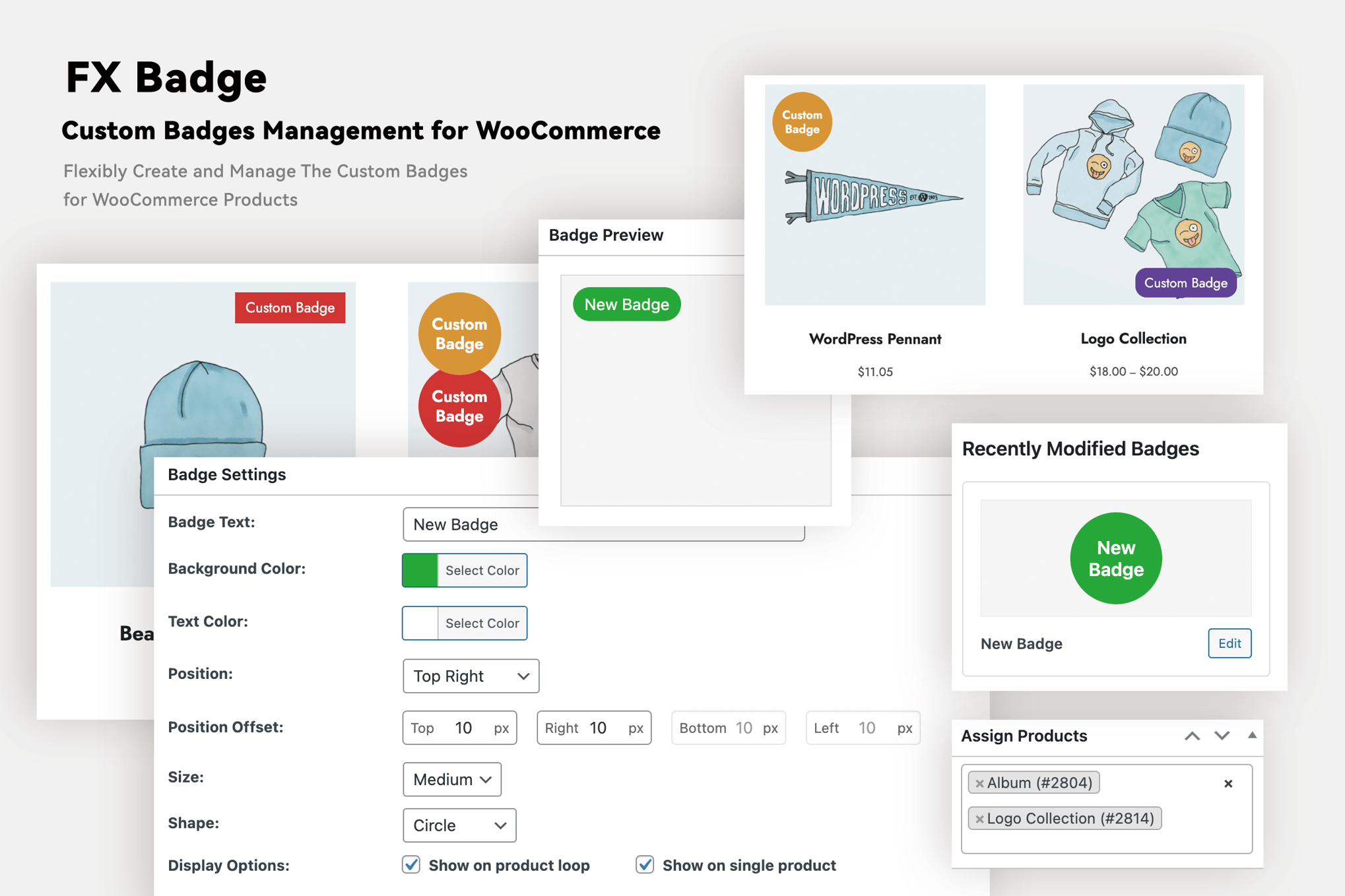 Fx Badge – Custom Badges For Woocommerce